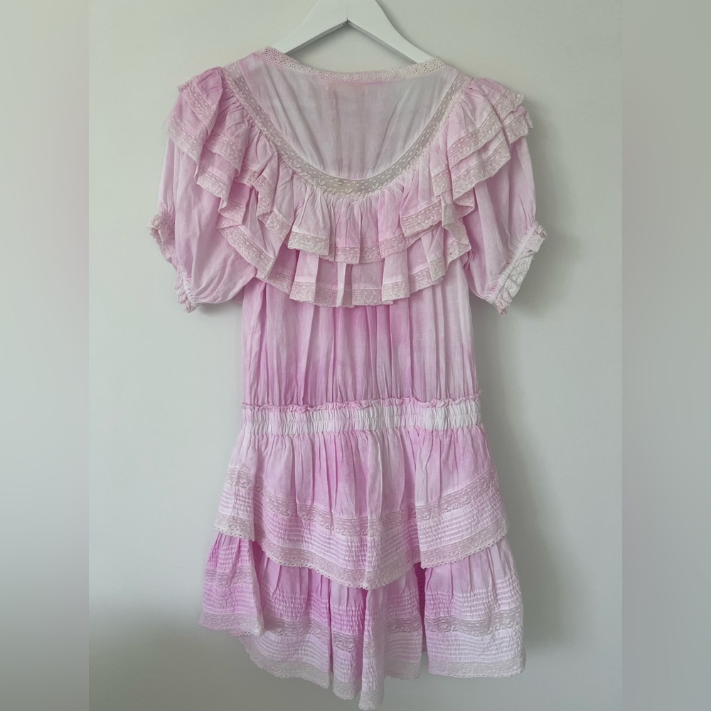 LoveShackFancy Liv Dress – Peony Pink – Size M – NWT New - Picture 6 of 6